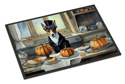 Basenji Fall Kitchen Pumpkins Doormat - One Color / One Size - Home & Garden - Home Textile - Carpets & Rugs