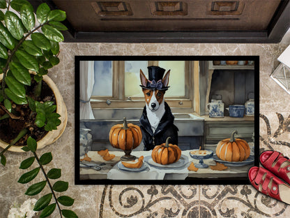 Basenji Fall Kitchen Pumpkins Doormat - One Color / One Size - Home & Garden - Home Textile - Carpets & Rugs