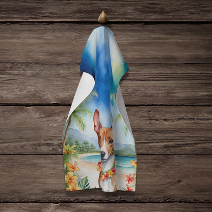 Basenji Luau Kitchen Towel - One Color / One Size - Home & Garden - Home Textile - Towels
