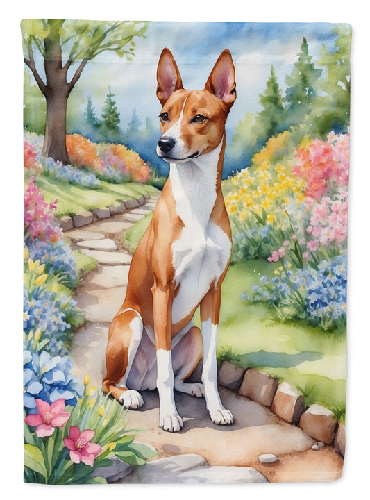 Basenji Spring Garden Garden Flag - One Color / One Size - Home & Garden - Home Decor - Flags Banners & Accessories