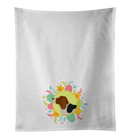 Basset Hound Easter Kitchen Towel Set of 2 - One Color / One Size - Home & Garden - Home Textile - Towels