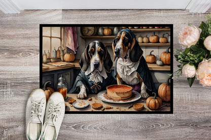 Basset Hound Fall Kitchen Pumpkins Doormat - One Color / One Size - Home & Garden - Home Textile - Carpets & Rugs