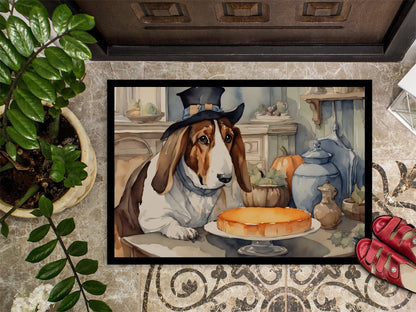 Basset Hound Fall Kitchen Pumpkins Doormat - One Color / One Size - Home & Garden - Home Textile - Carpets & Rugs
