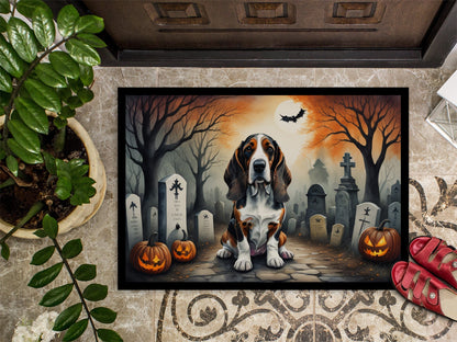 Basset Hound Spooky Halloween Doormat - One Color / One Size - Home & Garden - Home Textile - Carpets & Rugs
