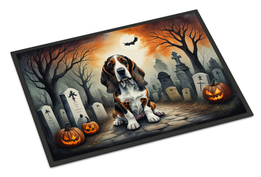 Basset Hound Spooky Halloween Doormat - One Color / One Size - Home & Garden - Home Textile - Carpets & Rugs