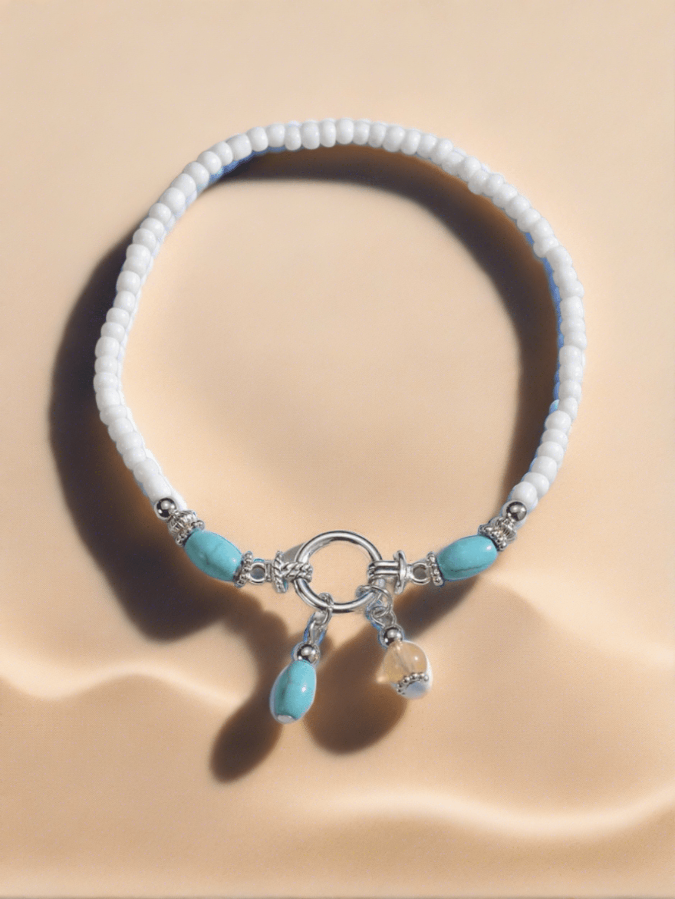 Beach Beaded Stretch Anklet Ankle Bracelet - One Color / One Size - Jewelry & Accessories - Jewelry Sets & More