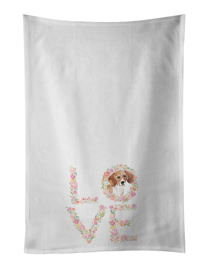 Beagle #2 Love Kitchen Towel Set of 2 - One Color / One Size - Home & Garden - Home Textile - Towels