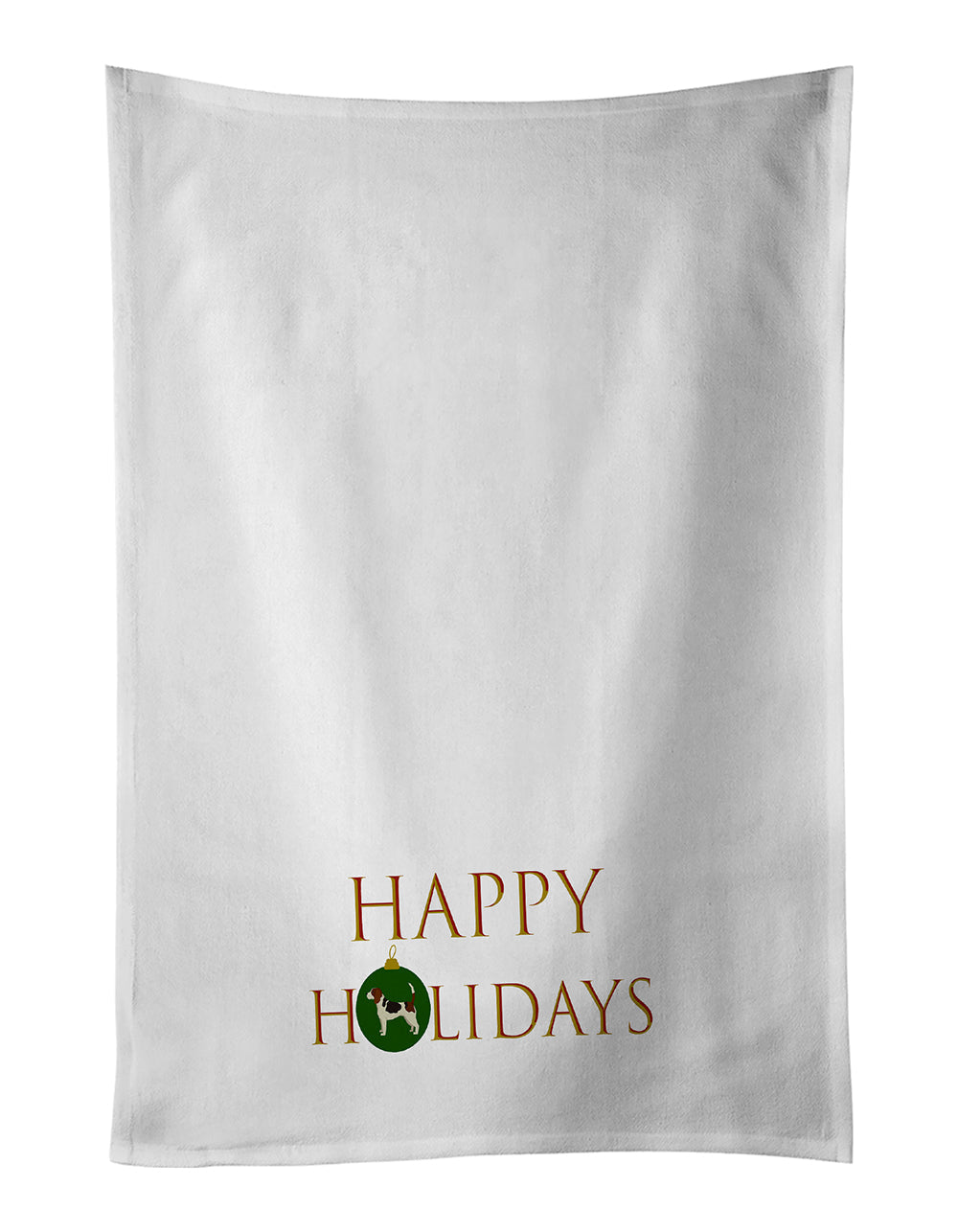 Beagle Happy Holidays Kitchen Towel Set of 2 - One Color / One Size - Home & Garden - Home Textile - Towels