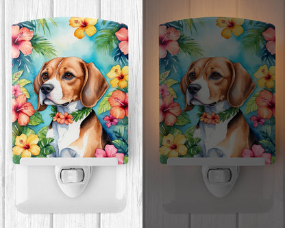 Beagle Luau Ceramic Night Light - One Color / One Size - Home & Garden - Home Improvement - Lights & Lighting - Night