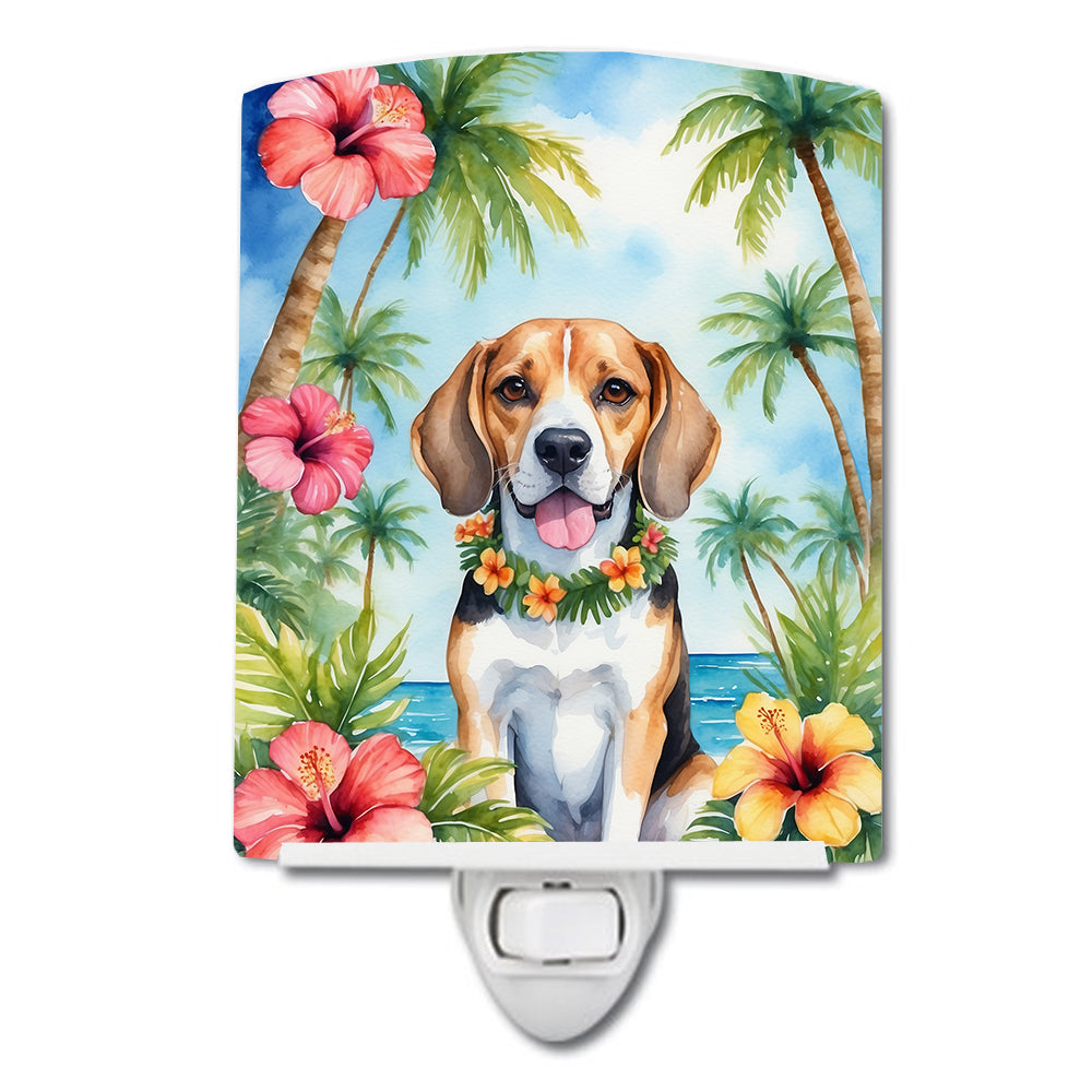 Beagle Luau Ceramic Night Light - One Color / One Size - Home & Garden - Home Improvement - Lights & Lighting - Night