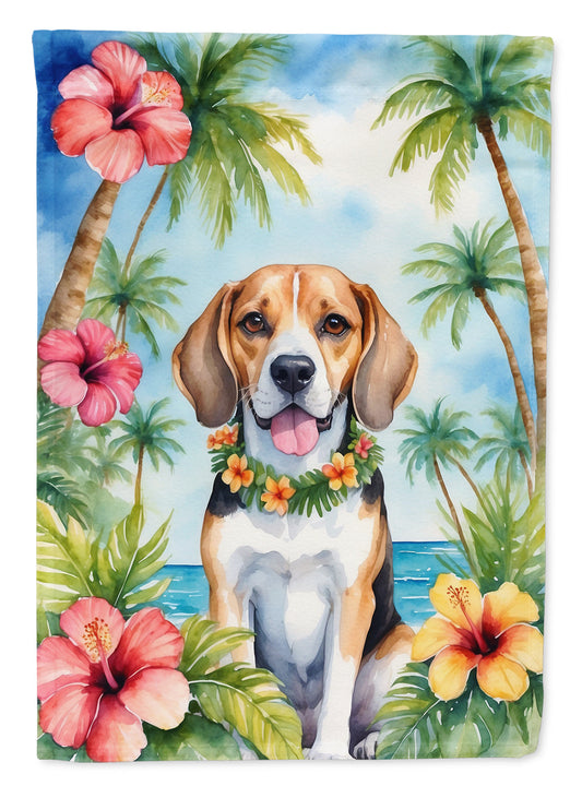 Beagle Luau Garden Flag - One Color / One Size - Home & Garden - Home Decor - Flags Banners & Accessories