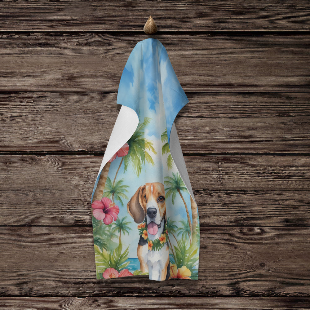 Beagle Luau Kitchen Towel - One Color / One Size - Home & Garden - Home Textile - Towels