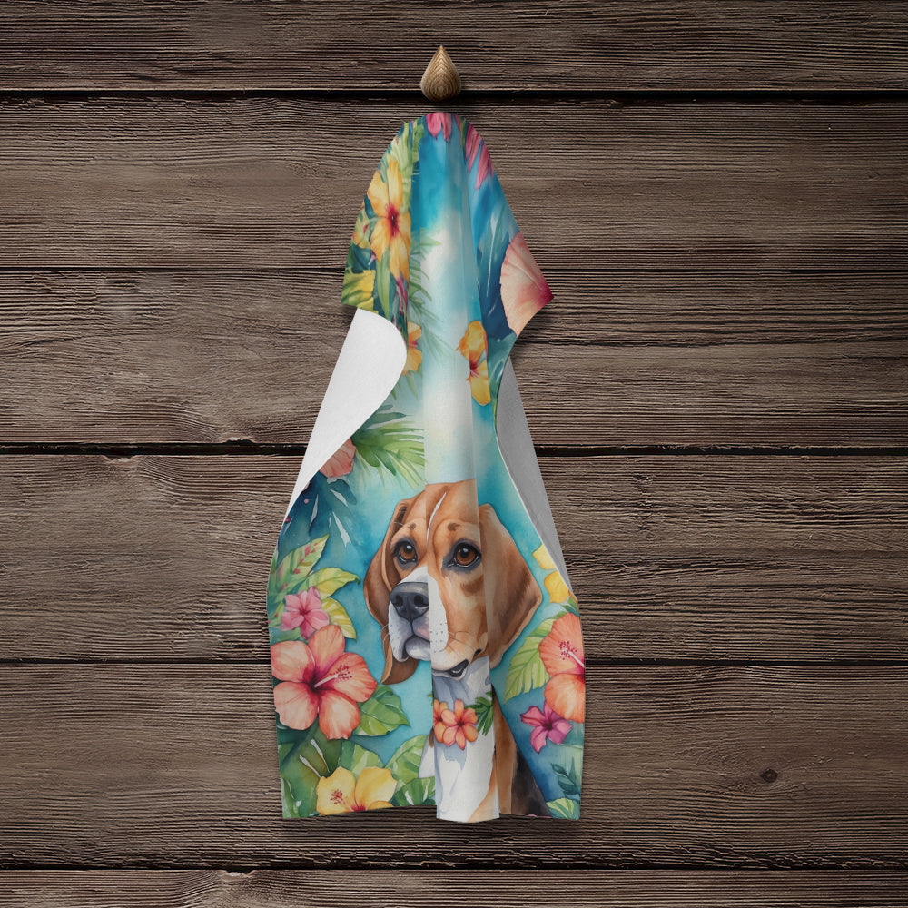 Beagle Luau Kitchen Towel - One Color / One Size - Home & Garden - Home Textile - Towels