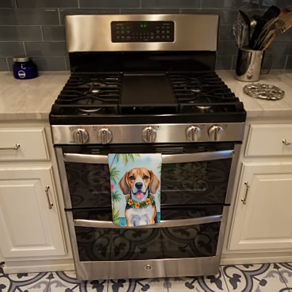 Beagle Luau Kitchen Towel - One Color / One Size - Home & Garden - Home Textile - Towels