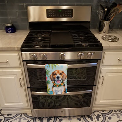 Beagle Luau Kitchen Towel - One Color / One Size - Home & Garden - Home Textile - Towels