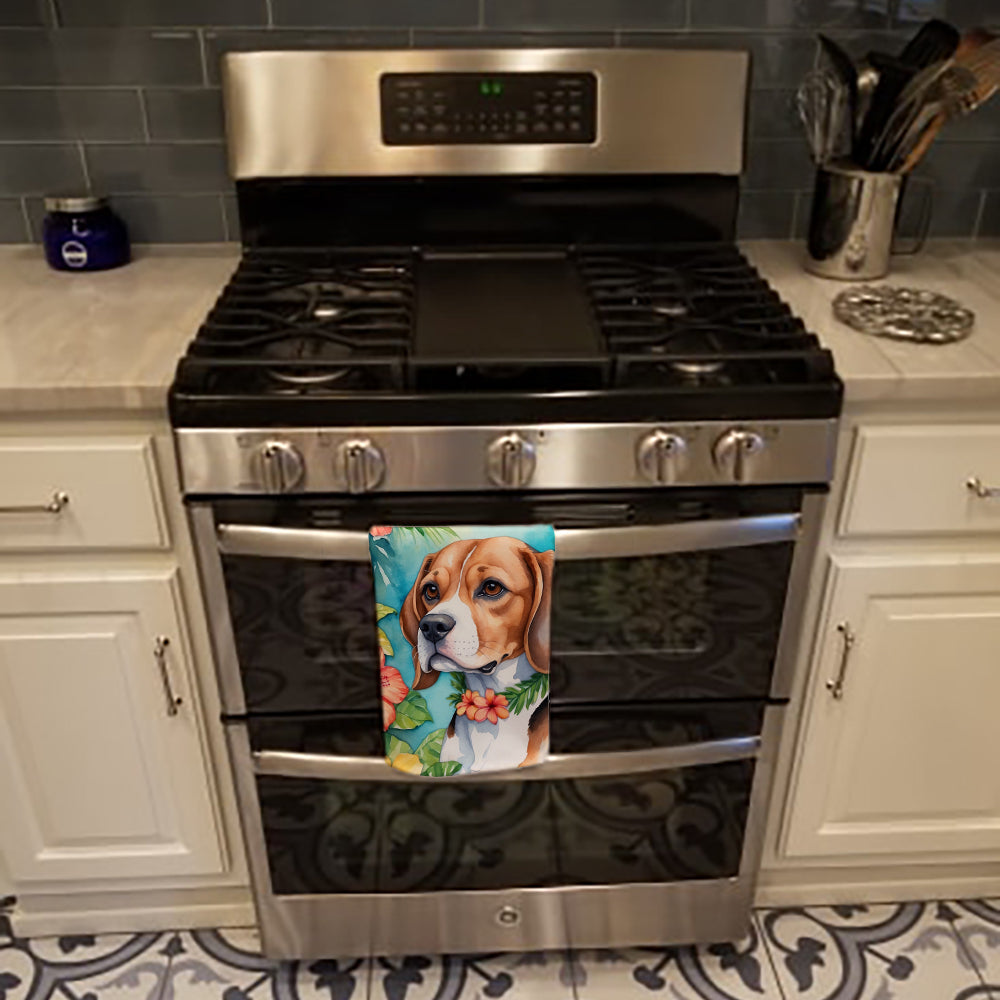 Beagle Luau Kitchen Towel - One Color / One Size - Home & Garden - Home Textile - Towels