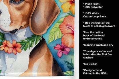 Beagle Luau Kitchen Towel - One Color / One Size - Home & Garden - Home Textile - Towels