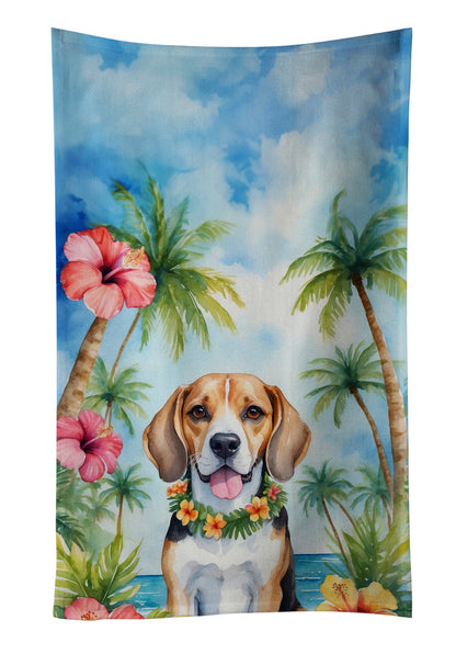 Beagle Luau Kitchen Towel - One Color / One Size - Home & Garden - Home Textile - Towels