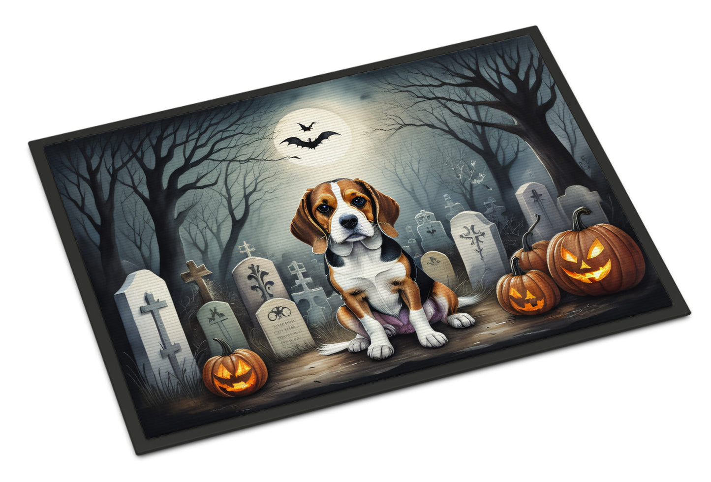 Beagle Spooky Halloween Doormat - One Color / One Size - Home & Garden - Home Textile - Carpets & Rugs