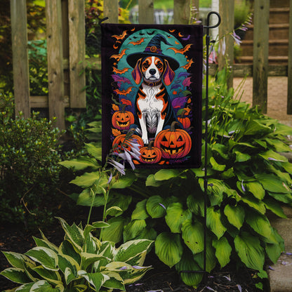 Beagle Witchy Halloween Garden Flag - One Color / One Size - Home & Garden - Home Decor - Flags Banners & Accessories