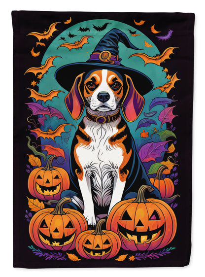 Beagle Witchy Halloween Garden Flag - One Color / One Size - Home & Garden - Home Decor - Flags Banners & Accessories