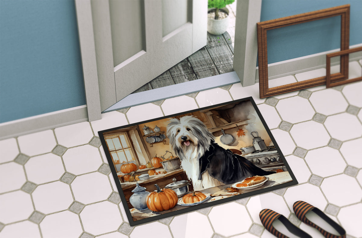 Bearded Collie Fall Kitchen Pumpkins Doormat - One Color / One Size - Home & Garden - Home Textile - Carpets & Rugs
