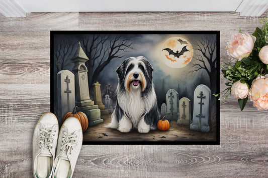 Bearded Collie Spooky Halloween Doormat - One Color / One Size - Home & Garden - Home Textile - Carpets & Rugs