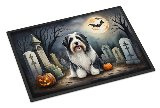 Bearded Collie Spooky Halloween Doormat - One Color / One Size - Home & Garden - Home Textile - Carpets & Rugs