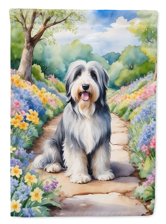 Bearded Collie Spring Garden Garden Flag - One Color / One Size - Home & Garden - Home Decor - Flags Banners &