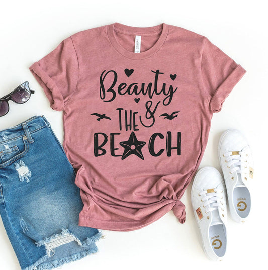 Beauty & the Beach T-Shirt - Women’s Fashion - Women’s Clothing - Tops & Tees - T-Shirts