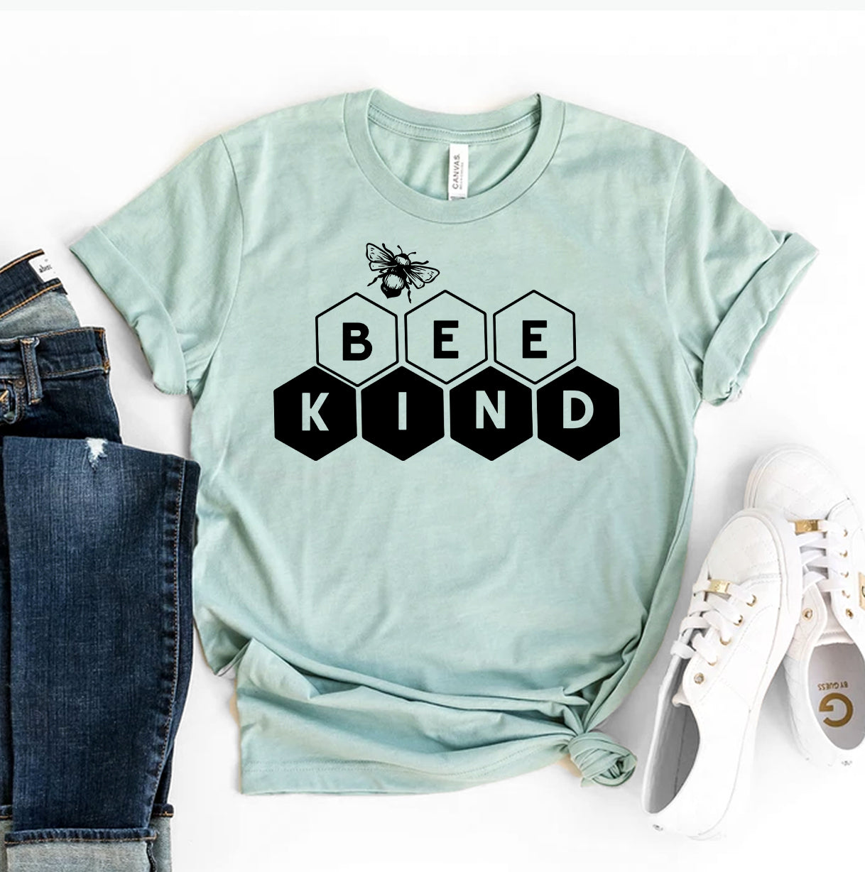 Bee Kind T-Shirt - Women’s Fashion - Women’s Clothing - Tops & Tees - T-Shirts