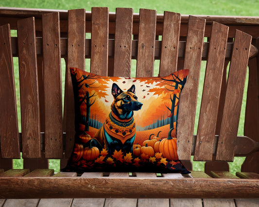 Belgian Malinois Fall Throw Pillow - One Color / One Size - Home & Garden - Home Textile - Pillows