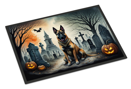 Belgian Malinois Spooky Halloween Doormat - One Color / One Size - Home & Garden - Home Textile - Carpets & Rugs