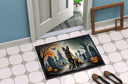 Belgian Malinois Spooky Halloween Doormat - One Color / One Size - Home & Garden - Home Textile - Carpets & Rugs