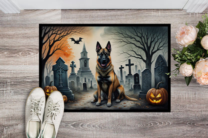Belgian Malinois Spooky Halloween Doormat - One Color / One Size - Home & Garden - Home Textile - Carpets & Rugs