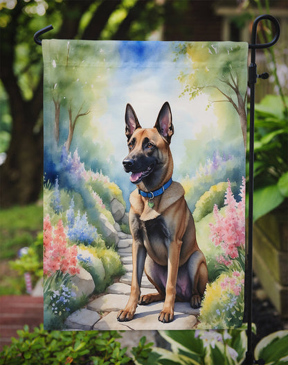 Belgian Malinois Spring Garden Garden Flag - One Color / One Size - Home & Garden - Home Decor - Flags Banners &