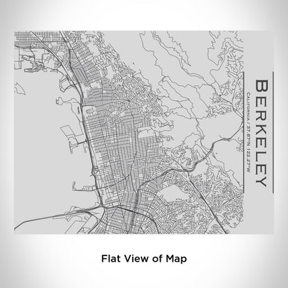Berkeley - California Map Bottle with Bamboo Top - Drinkware