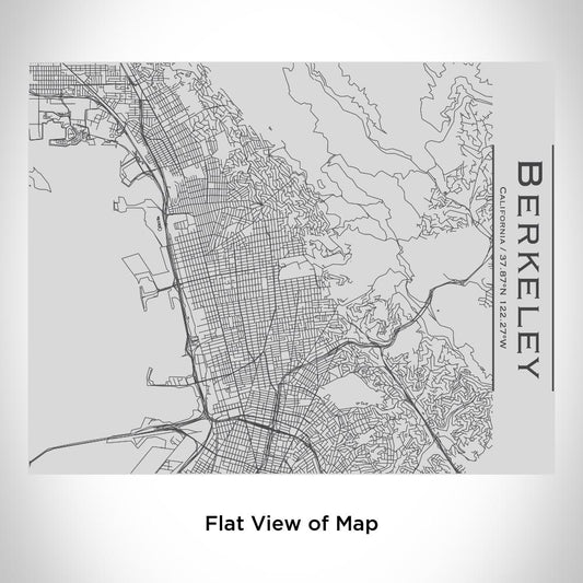 Berkeley - California Map Bottle with Bamboo Top - Drinkware