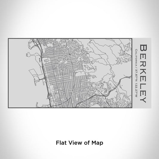 Berkeley - California Map Insulated Bottle - Drinkware
