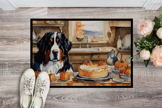 Bernese Mountain Dog Fall Kitchen Pumpkins Doormat - One Color / One Size - Home & Garden - Home Textile - Carpets &