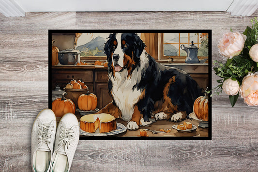 Bernese Mountain Dog Fall Kitchen Pumpkins Doormat - One Color / One Size - Home & Garden - Home Textile - Carpets &