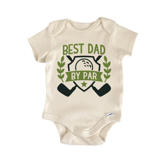 Best Dad by Par Father’s Day Golf - Baby Boy Girl Clothes Bodysuit Funny Cute - Kids & Babies - Mother & Kids - Boys’