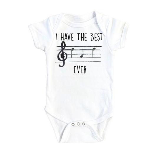 Best Dad Musician - Baby Boy Girl Clothes Infant Bodysuit Funny Cute Newborn - Kids & Babies - Mother & Kids - Boys’