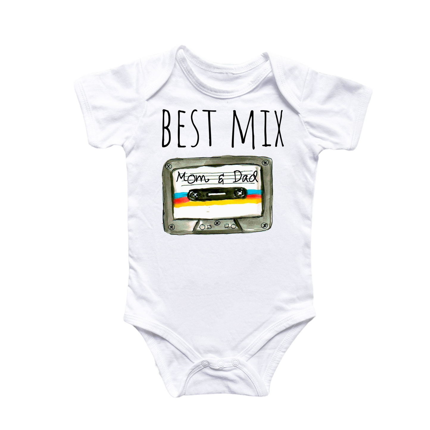 Best Mix Mom Dad - Baby Boy Girl Clothes Infant Bodysuit Funny Cute Newborn - Kids & Babies - Mother & Kids - Boys’