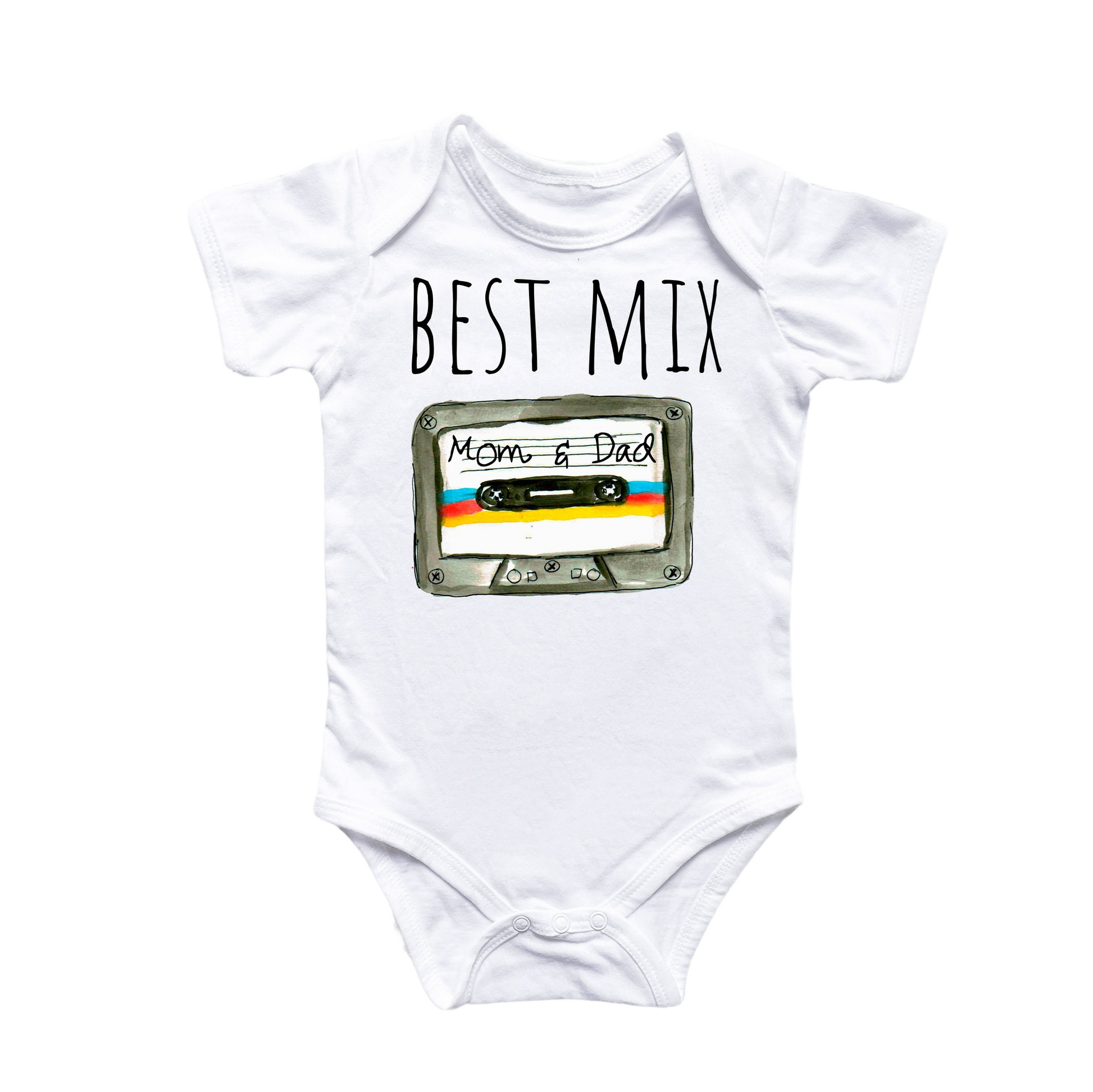 Best Mix Mom Dad - Baby Boy Girl Clothes Infant Bodysuit Funny Cute Newborn - Kids & Babies - Mother & Kids - Boys’