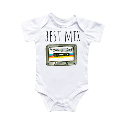 Best Mix Mom Dad - Baby Boy Girl Clothes Infant Bodysuit Funny Cute Newborn - Kids & Babies - Mother & Kids - Boys’