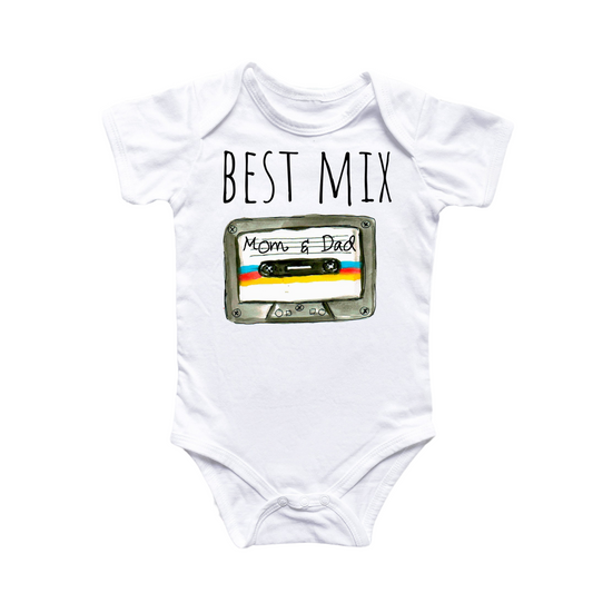 Best Mix Mom Dad - Baby Boy Girl Clothes Infant Bodysuit Funny Cute Newborn - Kids & Babies - Mother & Kids - Boys’