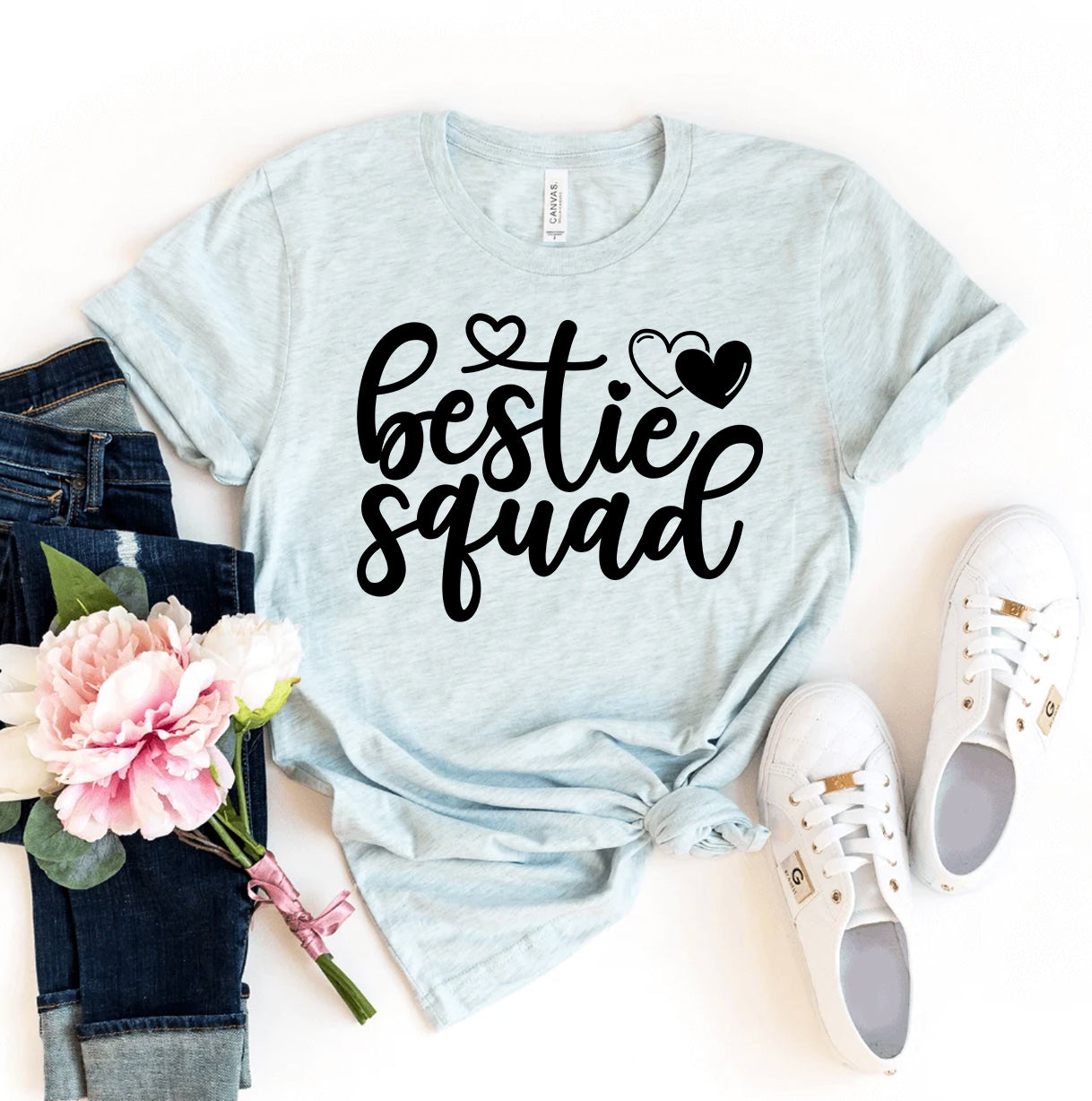 Bestie Squad T-Shirt - Women’s Fashion - Women’s Clothing - Tops & Tees - T-Shirts
