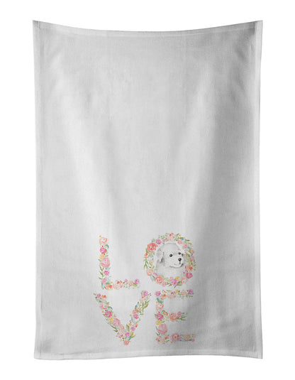 Bichon Frise #4 LOVE Kitchen Towel Set of 2 - One Color / One Size - Home & Garden - Home Textile - Towels