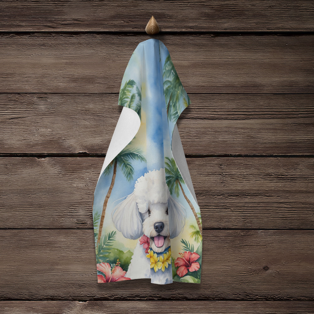 Bichon Frise Luau Kitchen Towel - One Color / One Size - Home & Garden - Home Textile - Towels